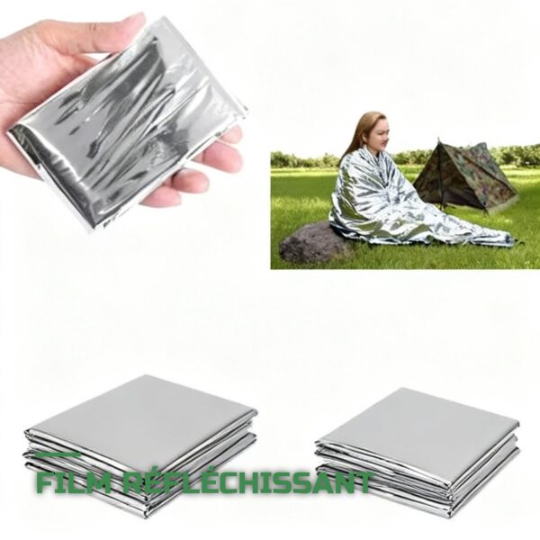 Couverture de Survie Mylar Thermique Lot de 10
