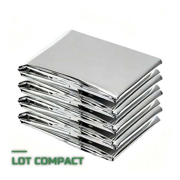 Couverture de Survie Mylar Thermique Lot de 10