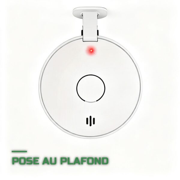 Détecteur de Fumée Autonome Batterie 10 Ans