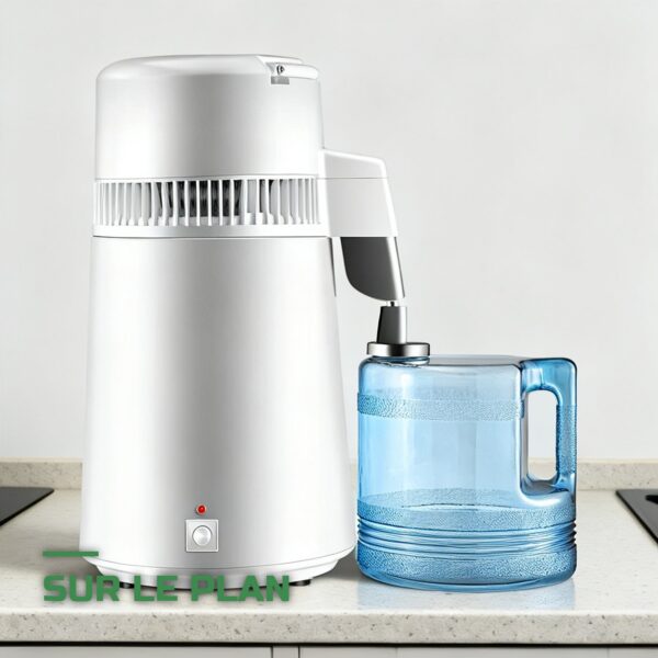 Distillateur d'Eau 4L en Acier Inoxydable Purificateur Domestique