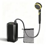 Douche de Camping Portable à Pompe Rechargeable avec Sac 20L