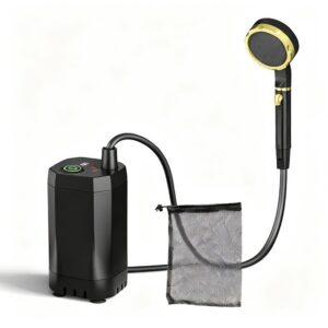 Douche de Camping Portable à Pompe Rechargeable avec Sac 20L