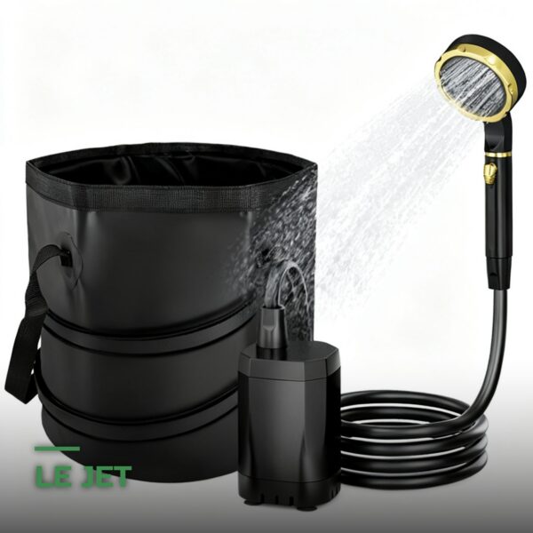 Douche de Camping Portable à Pompe Rechargeable avec Sac 20L