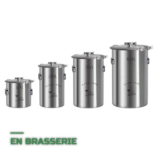 Fermenteur de Brassage en Inox 35L pour Brassage Maison