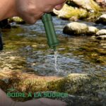 Filtre à Eau de Survie Paille Filtrante Portable