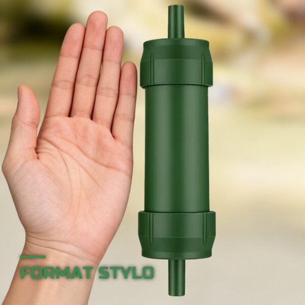 Filtre à Eau de Survie Paille Filtrante Portable
