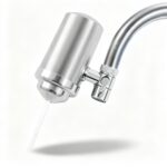 Filtre à Eau sur Robinet en Inox 304 avec Cartouche Céramique