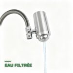 Filtre à Eau sur Robinet en Inox 304 avec Cartouche Céramique