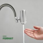 Filtre à Eau sur Robinet en Inox 304 avec Cartouche Céramique