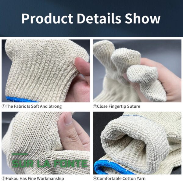 Gants Anti-Chaleur Résistants 500°C pour Four et Barbecue