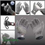 Gants Anti-Coupure Niveau 5 HPPE Résistants Cuisine & Bricolage