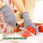 Gants Anti-Coupure Niveau 5 HPPE Résistants Cuisine & Bricolage