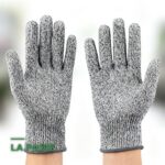 Gants Anti-Coupure Niveau 5 HPPE Résistants Cuisine & Bricolage