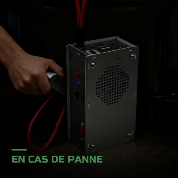 Générateur d'Urgence à Manivelle Radio Lampe LED & USB