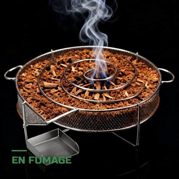Générateur de Fumée Froide en Spirale Inox pour Fumage