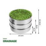 Germoir à Graines Germées en Inox à 3 Étages pour Micro-Légumes