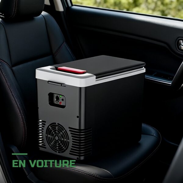 Glacière Électrique 12V et 220V 10L Froid et Chaud Portable