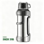 Gourde Isotherme en Inox 316 Double Paroi 1L Anti-Fuite