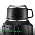 Gourde Isotherme en Inox 316 Double Paroi 1L Anti-Fuite