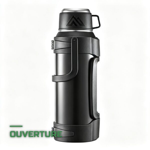 Gourde Isotherme en Inox 316 Double Paroi 1L Anti-Fuite