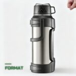 Gourde Isotherme en Inox 316 Double Paroi 1L Anti-Fuite