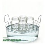 Grille de Mise en Conserve en Inox pour Stérilisation Vapeur
