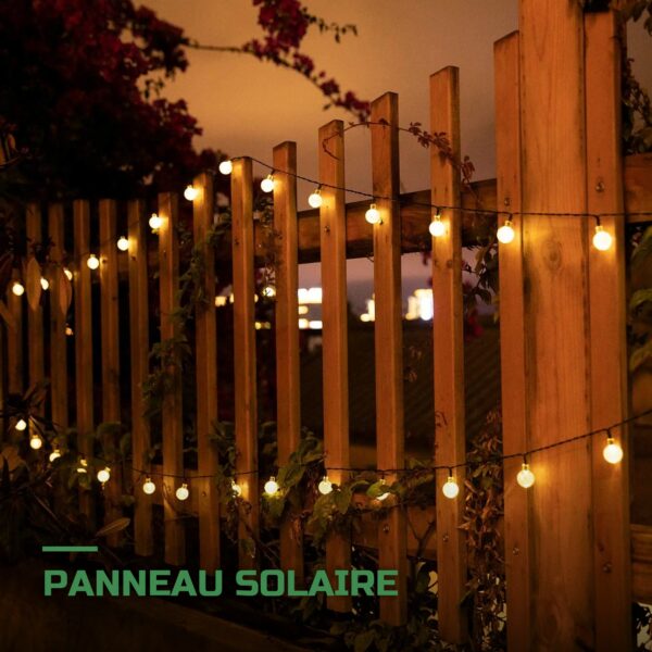 Guirlande Lumineuse Solaire 200 LED Étanche pour Jardin