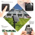 Guirlande Lumineuse Solaire 200 LED Étanche pour Jardin