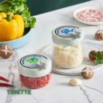 Hachoir Manuel à Tirette pour Légumes Ail et Oignon