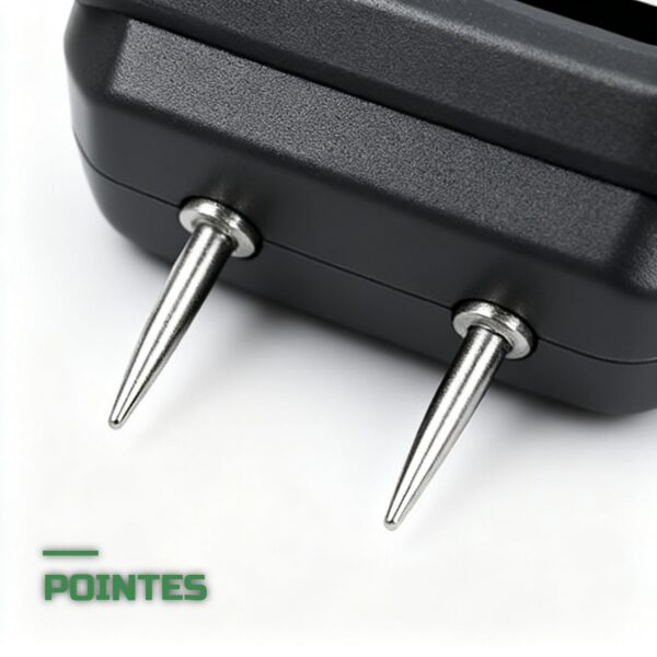 Humidimètre pour Bois EMT10 Testeur d'Humidité Écran LCD