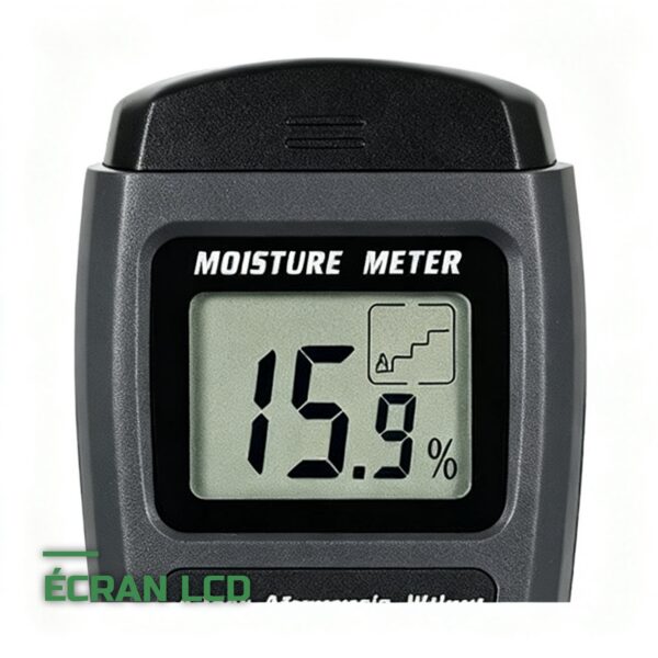 Humidimètre pour Bois EMT10 Testeur d'Humidité Écran LCD