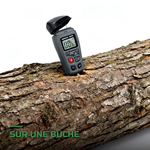 Humidimètre pour Bois EMT10 Testeur d'Humidité Écran LCD