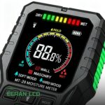Humidimètre pour Bois Sans Contact à Écran LCD et Lampe