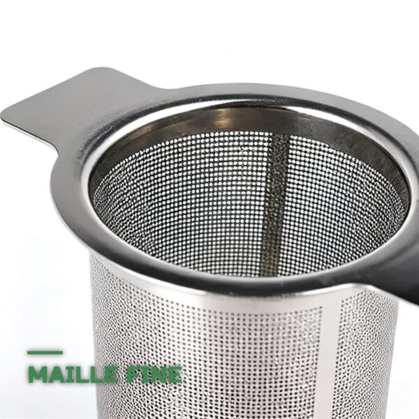 Infuseur à Thé en Acier Inoxydable Filtre Anti-Fuite