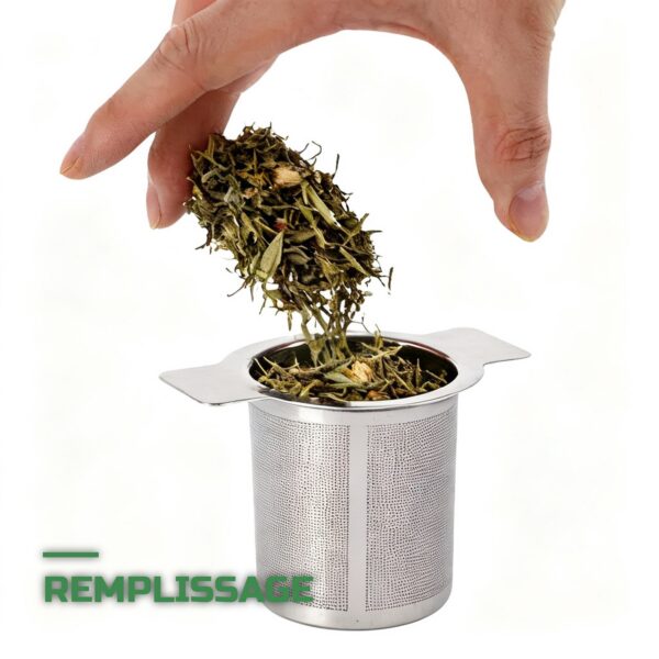 Infuseur à Thé en Acier Inoxydable Filtre Anti-Fuite