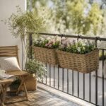 Jardinière de Balcon sur Rambarde