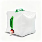 Jerrican d'Eau Pliable 20L avec Robinet Anti-Fuite et Poignée