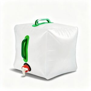 Jerrican d'Eau Pliable 20L avec Robinet Anti-Fuite et Poignée