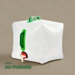Jerrican d'Eau Pliable 20L avec Robinet Anti-Fuite et Poignée