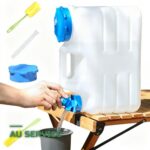 Jerrican d'Eau Rigide 11L avec Robinet Bidon de Stockage Potable