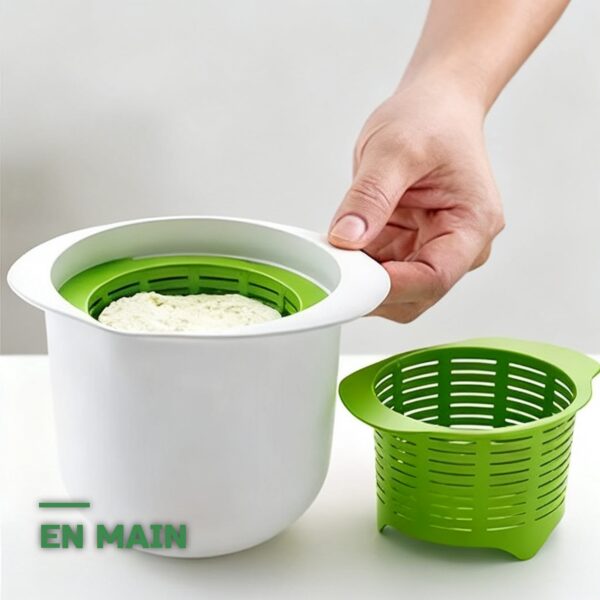 Kit de Fabrication de Fromage Moules Presse et Faisselle