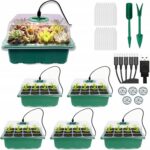 Kit de Germination Mini-Serre avec Dôme et Plateau de Semis