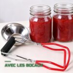 Kit de Mise en Conserve Entonnoirs et Pince à Bocaux en Inox