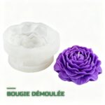 Kit de Moules à Bougies en Silicone 3 Tailles avec Mèches