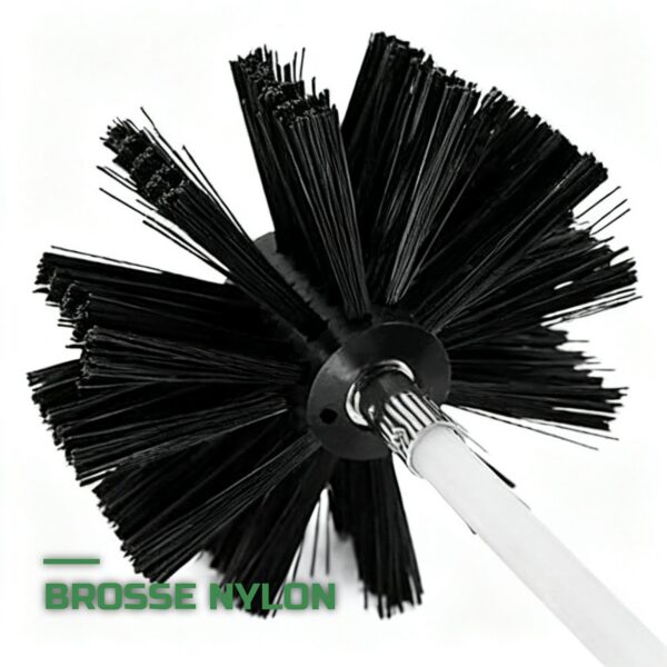 Kit de Ramonage de Cheminée Flexible Brosses & Tiges