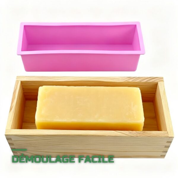Kit Fabrication Savon Moule Bois Silicone Trancheur