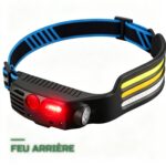 Lampe Frontale COB Rechargeable 5 Modes