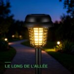 Lampe Solaire Anti-Moustiques de Jardin