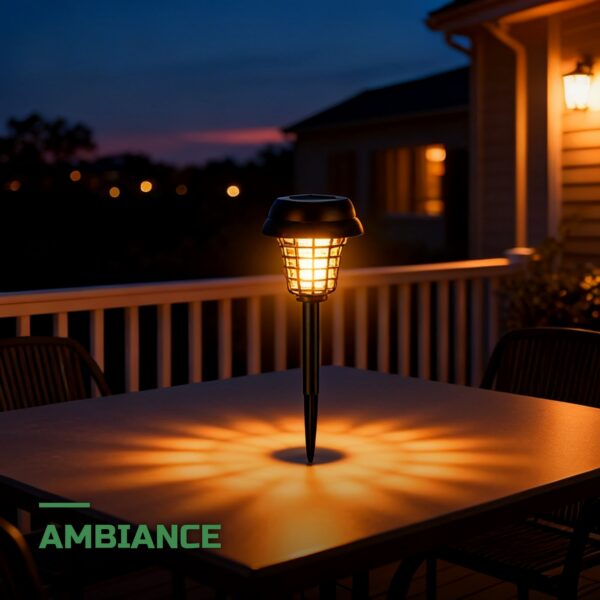 Lampe Solaire Anti-Moustiques de Jardin