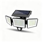 Lampe Solaire Murale 208 LED à Détecteur de Mouvement